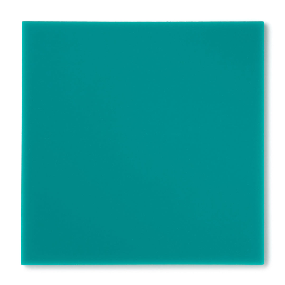 Teal Opaque Acrylic Plexiglass Sheet, Swatch View