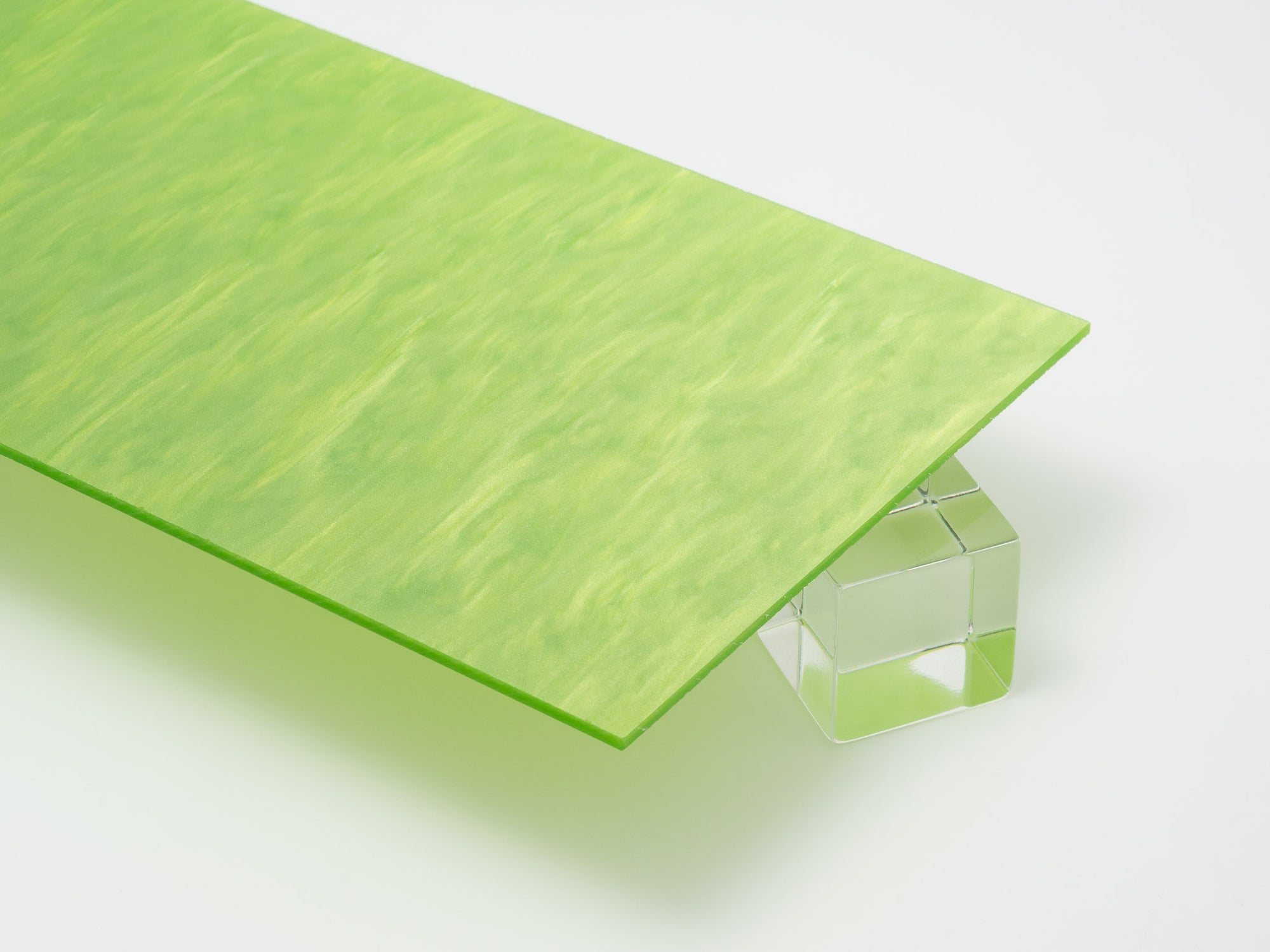 Green Pearl Acrylic Plexiglass Sheet, Top View