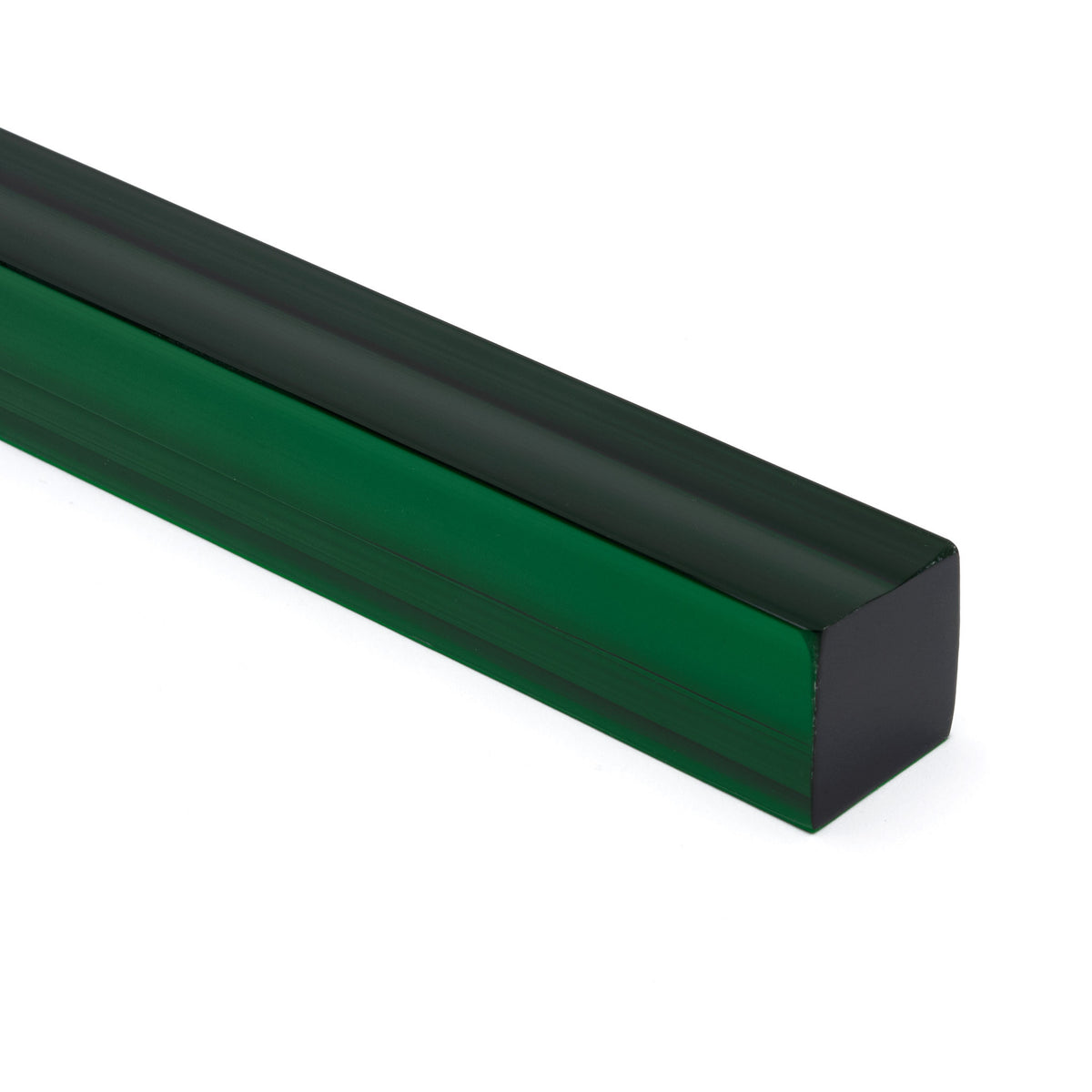 Green Transparent Acrylic Square Rod