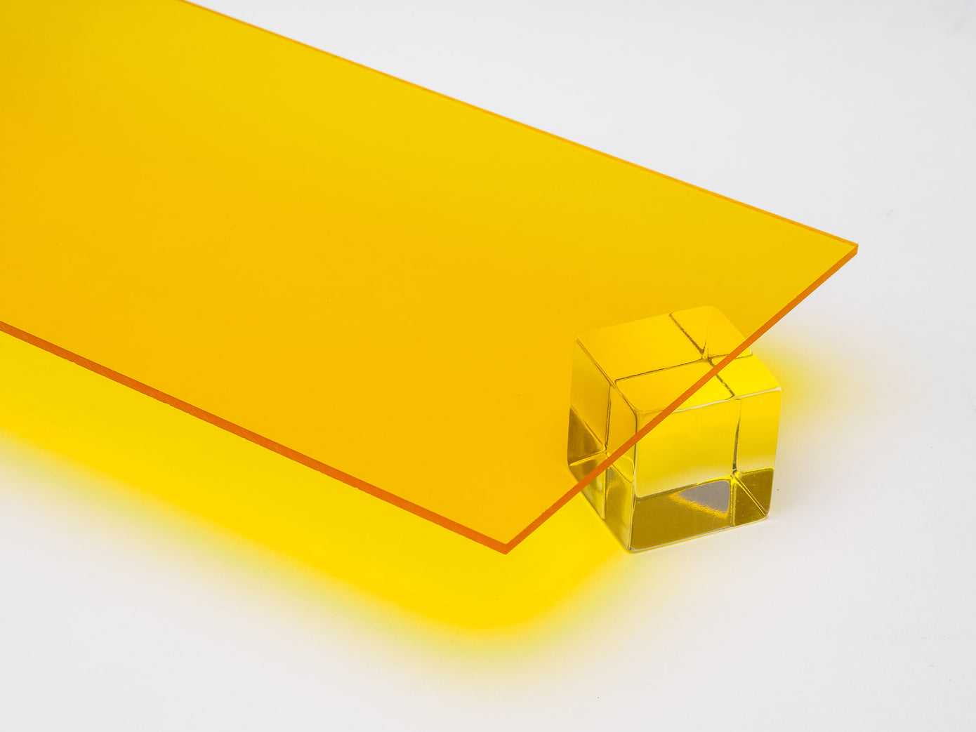 Yellow Transparent Acrylic Plexiglass Sheet – Canal Plastics