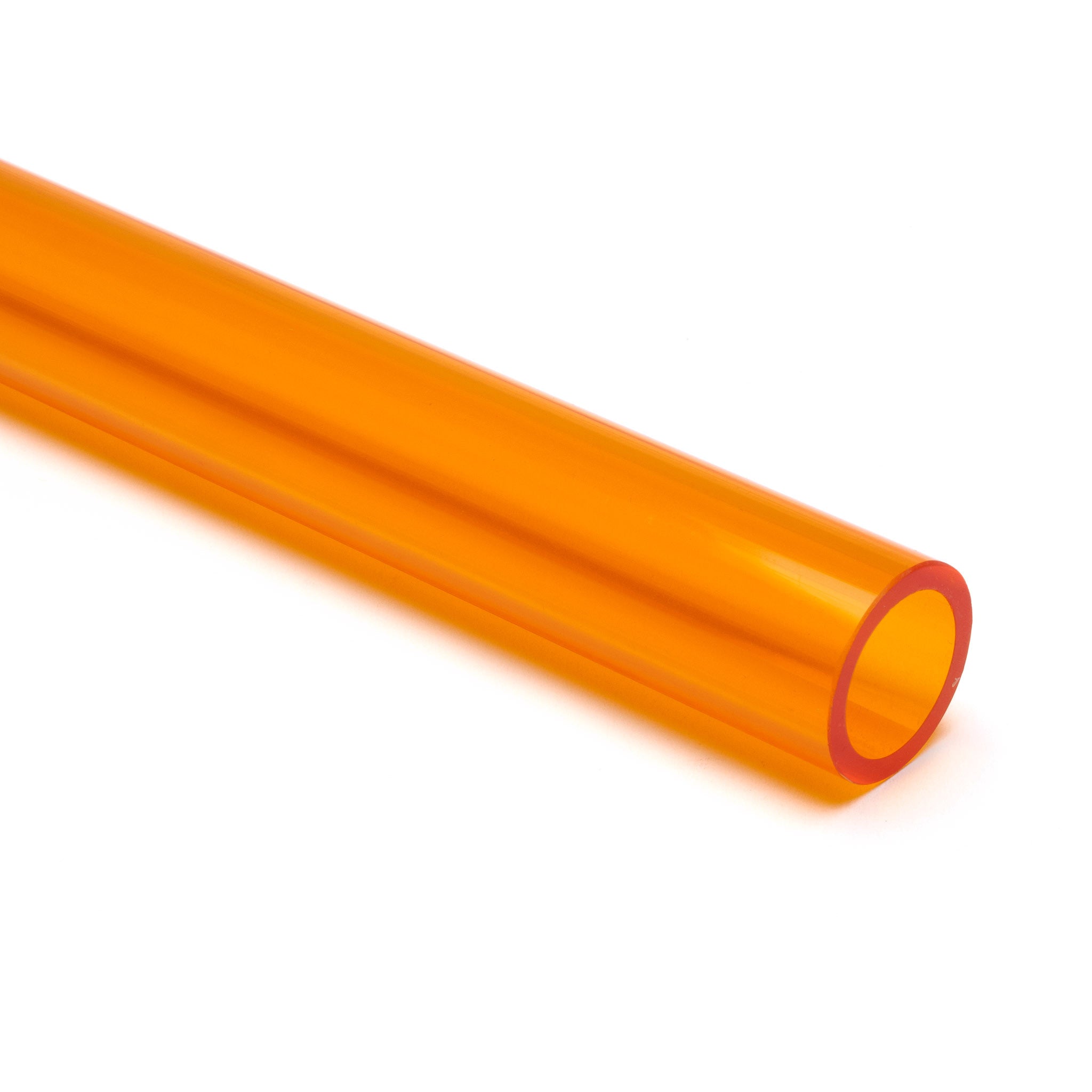 Red-Orange Fluorescent Acrylic Square Rod – Canal Plastics Center
