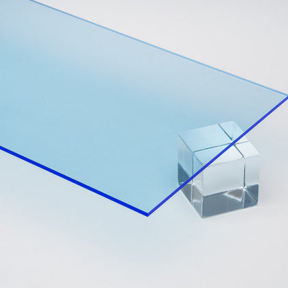 Light Blue Transparent Acrylic Plexiglass Sheet – Canal Plastics Center